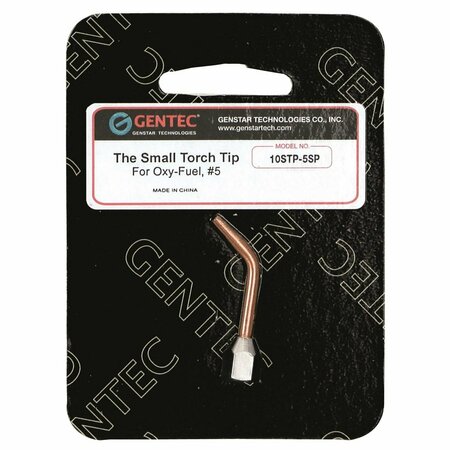 GENTEC THE SMALL TORCH OXY-FUEL TIPS, Oxy-Fuel Tip#5, Small Torch 10STP-5SP